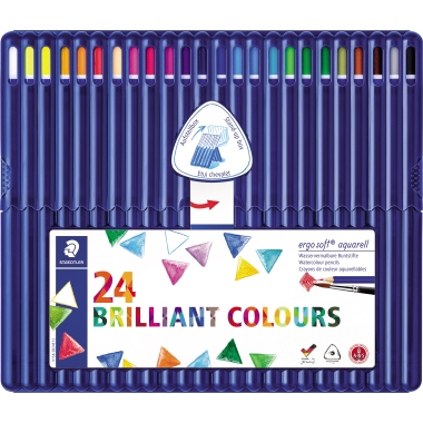 STAEDTLER® Farbstift ergosoft® aquarell 24 St./Pack.