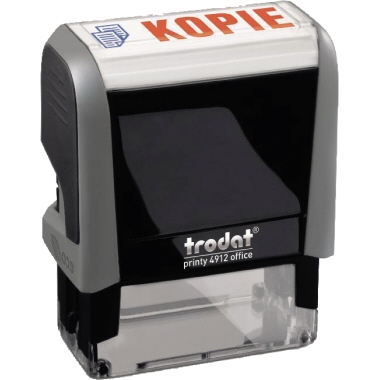 trodat® Textstempel Office Printy™ 4912 blau/rot Kopie Produktbild
