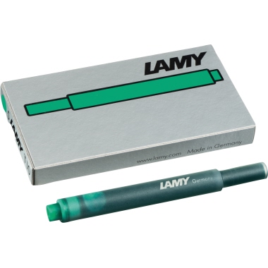 Lamy Tintenpatrone T 10 nicht löschbar 5 St./Pack. grün Produktbild pa_produktabbildung_1 L