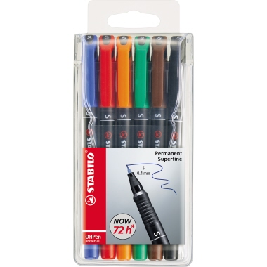 STABILO® Folienstift OHPen universal 0,4 mm 6 St./Pack.