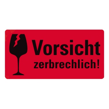 Avery Zweckform Hinweisetikett 100 x 50 mm (B x H) Vorsicht zerbrechlich! Produktbild pa_produktabbildung_3 L