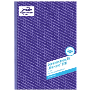 Avery Zweckform Lohnabrechnung 50 Bl. Produktbild pa_produktabbildung_2 L