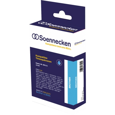 Soennecken Tintenpatrone Brother LC900C