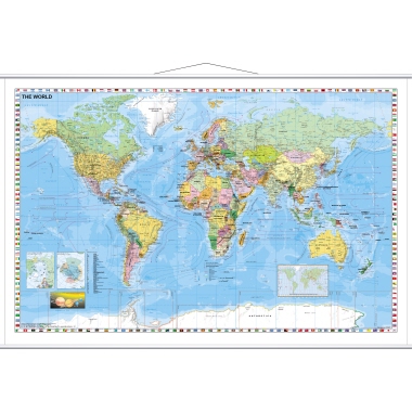 FRANKEN Landkartentafel Welt Produktbild