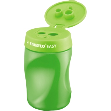 STABILO® Dosenspitzer EASYsharpener Rechtshänder grün Produktbild