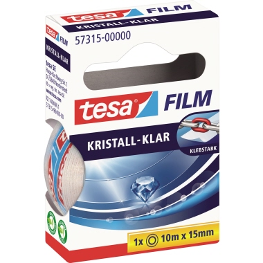 tesa® Klebefilm tesafilm® kristall-klar 15 mm x 10 m (B x L) Produktbild