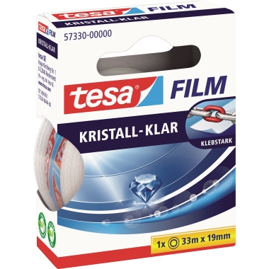 tesa® Klebefilm tesafilm® kristall-klar 19 mm x 33 m (B x L) Produktbild