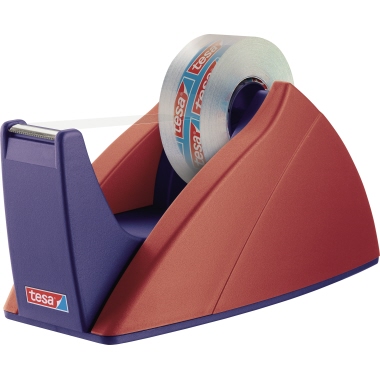 tesa® Tischabroller Easy Cut® rot/blau Produktbild