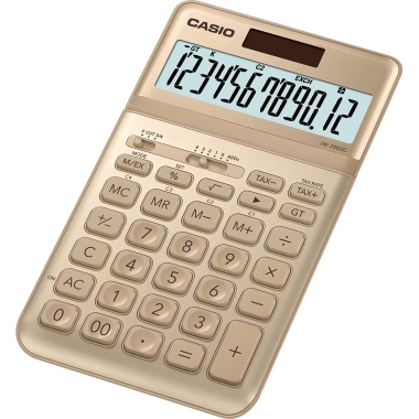 CASIO® Tischrechner JW-200SC gold Produktbild