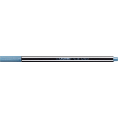 STABILO® Fasermaler Pen 68 metallic blau metallic Produktbild
