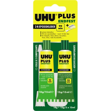 UHU® Zweikomponentenkleber PLUS ENDFEST Produktbild