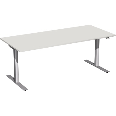 Geramöbel Schreibtisch Elektro-Flex 1.800 x 650-1.250 x 800 mm (B x H x T) weiß Produktbild pa_produktabbildung_2 L