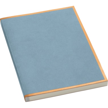 Semikolon Notizbuch Kupferkante Large himmelblau/kupfer Produktbild