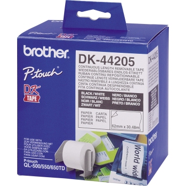 Brother Endlosetikett DK-44205 6,2 cm x 30,48 m (B x L) Produktbild pa_produktabbildung_1 L