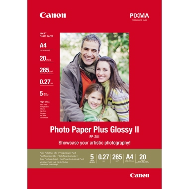 Canon Fotopapier Plus Glossy II DIN A4 Produktbild