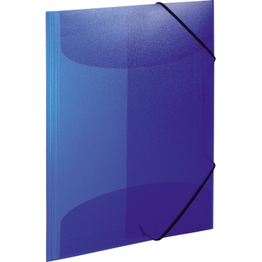 HERMA Sammelmappe DIN A4 3 St./Pack. dunkelblau transluzent Produktbild
