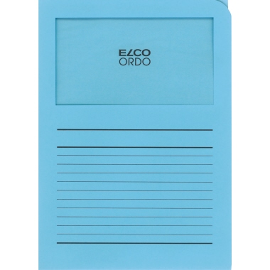 ELCO Sichtmappe Ordo classico 100 St./Pack. blau Produktbild
