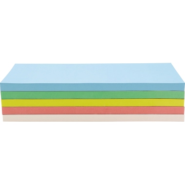 magnetoplan® Moderationskarte Rechteck 20 x 10 cm (B x H) 130 g/m² 250 St./Pack. farbig sortiert Produktbild