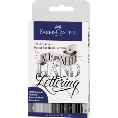 Faber-Castell Tuschestift Pitt Artist Pen Hand Lettering 8 St./Pack. Produktbild