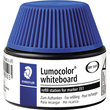 STAEDTLER® Nachfülltinte Marker Lumocolor® refill station blau Produktbild