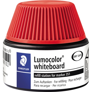 STAEDTLER® Nachfülltinte Marker Lumocolor® refill station rot Produktbild pa_produktabbildung_1 L
