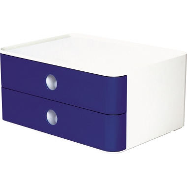 HAN Schubladenbox ALLISON SMART-BOX snow white royal blue Produktbild