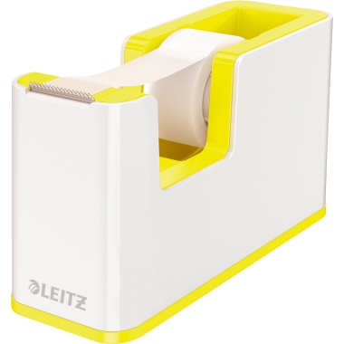 Leitz Tischabroller WOW Duo Colour gelb/weiß Produktbild