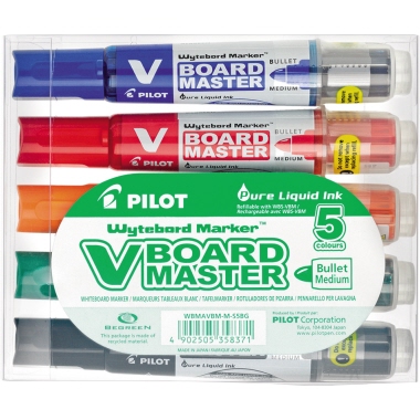 PILOT Whiteboardmarker V-Board Master BeGreen 5 St./Pack. Produktbild pa_produktabbildung_1 L