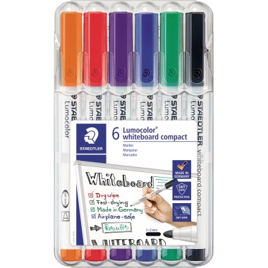 STAEDTLER® Whiteboardmarker Lumocolor® compact 341 6 St./Pack. Produktbild pa_produktabbildung_1 L