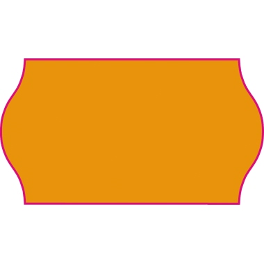 CreenLine Auszeichnungsetikett 22 x 12 mm (B x H) fluoreszierend orange Produktbild