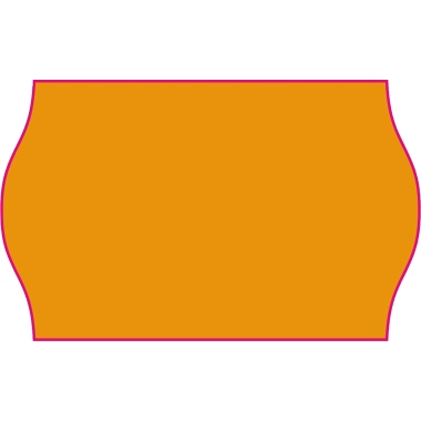 CreenLine Auszeichnungsetikett 26 x 16 mm (B x H) orange Produktbild