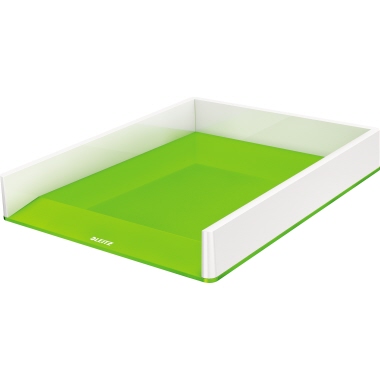 Leitz Briefablage WOW Duo Colour grün/weiß Produktbild