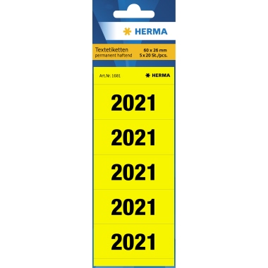 HERMA Jahresschild 2021 Produktbild pa_produktabbildung_1 L