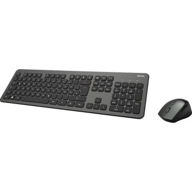 Hama Tastatur-Maus-Set KMW-700 anthrazit/schwarz  Produktbild