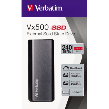 Verbatim Festplatte extern Vx500 240 Gbyte Produktbild pa_produktabbildung_1 L