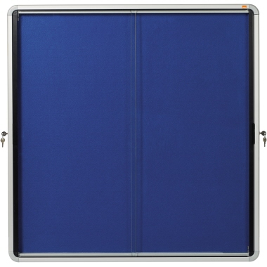 Nobo® Schaukasten Premium Plus 12 x DIN A4 blau Produktbild