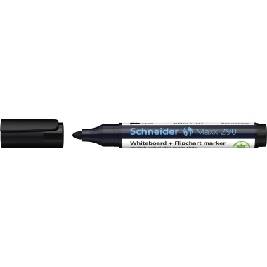 Schneider Whiteboard-/Flipchartmarker Maxx 290 schwarz Produktbild