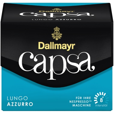 Dallmayr Kaffeekapsel capsa LUNGO AZZURRO Produktbild pa_produktabbildung_2 L