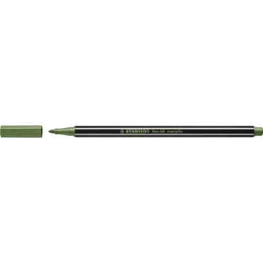 STABILO® Fasermaler Pen 68 metallic hellgrün metallic Produktbild pa_produktabbildung_1 L