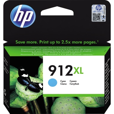 HP Tintenpatrone 912XL cyan Produktbild