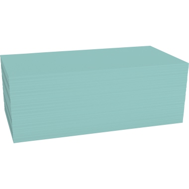 magnetoplan® Moderationskarte Rechteck 20 x 10 cm (B x H) 120 g/m² 500 St./Pack. blau Produktbild