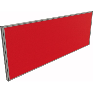 Tischtrennwand System 41 rot Produktbild