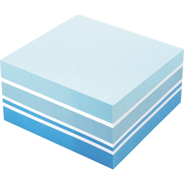 Soennecken Haftnotizwürfel Farbmix Brilliant 400 Bl. blau, weiß Produktbild