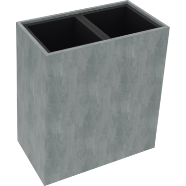 Blumentopf 72,1 x 80 x 38 cm (B x H x T) beton hell Produktbild
