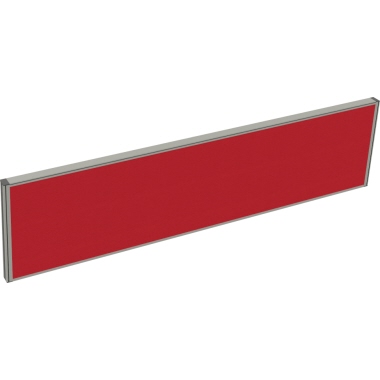 Tischtrennwand System 41 C rot Produktbild