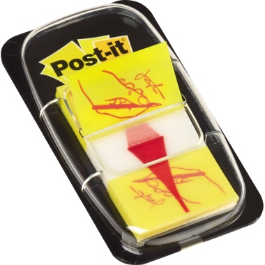 Post-it® Haftstreifen Index Symbol Unterschrift Produktbild