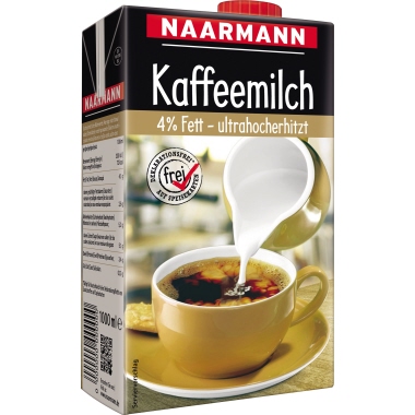 NAARMANN Kaffeemilch 4 % Produktbild