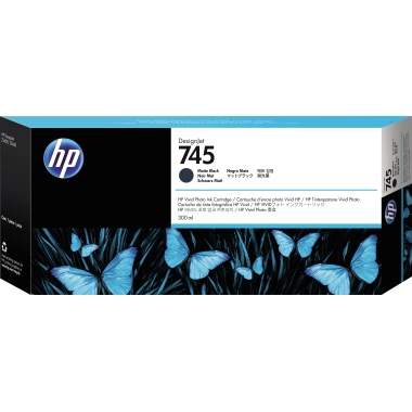 HP Tintenpatrone 745 schwarz matt 300 ml Produktbild