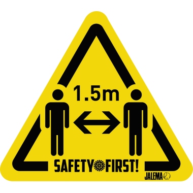 Jalema Hinweisschild Safety First! Produktbild pa_produktabbildung_1 L