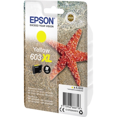 Epson Tintenpatrone C13T03A44010 603XL gelb
